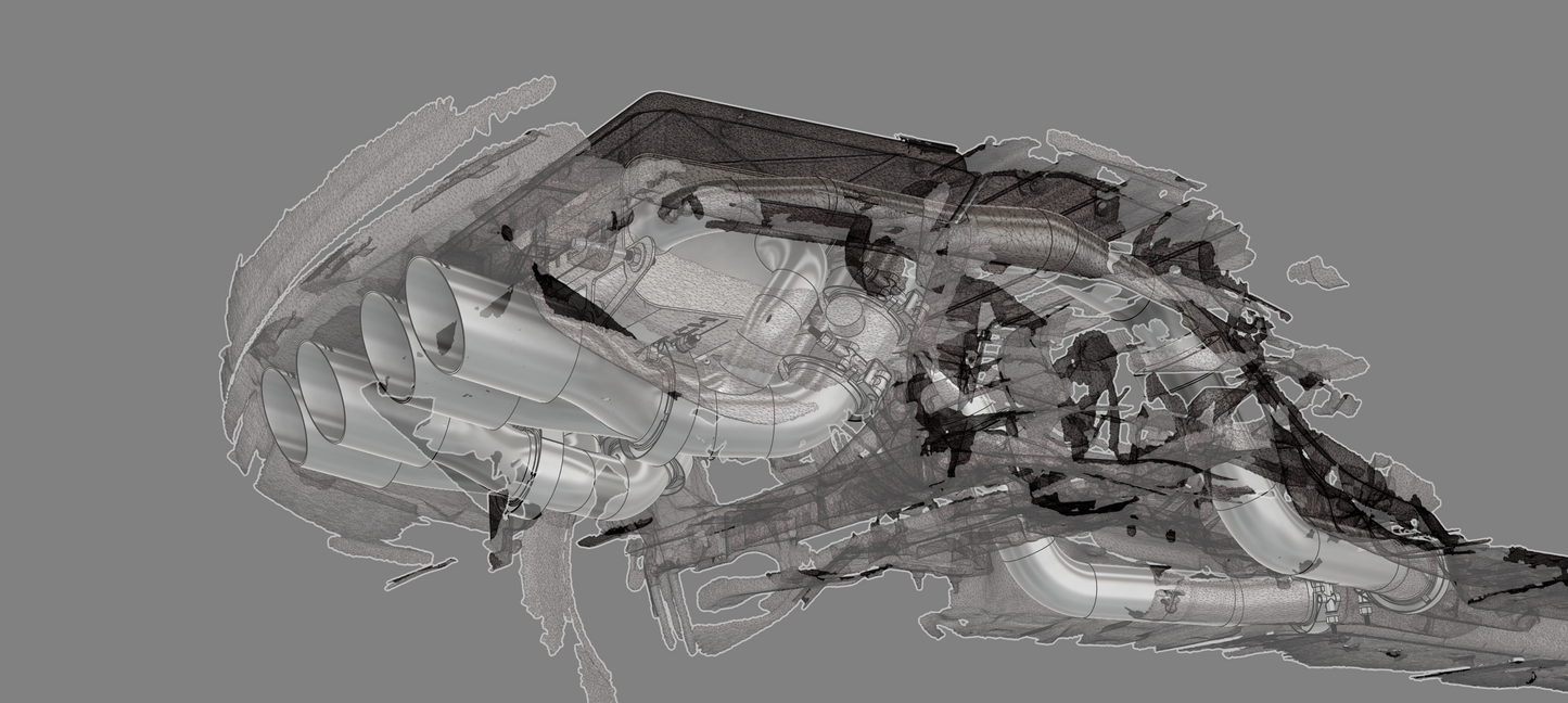 Corvette C6 (2005-2013) Exhaust with silencer and valves