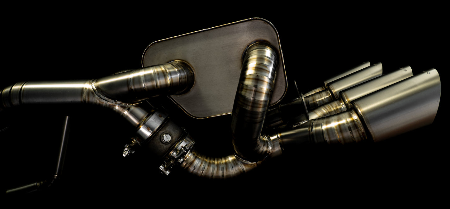 Corvette C6 (2005-2013) Exhaust with silencer and valves
