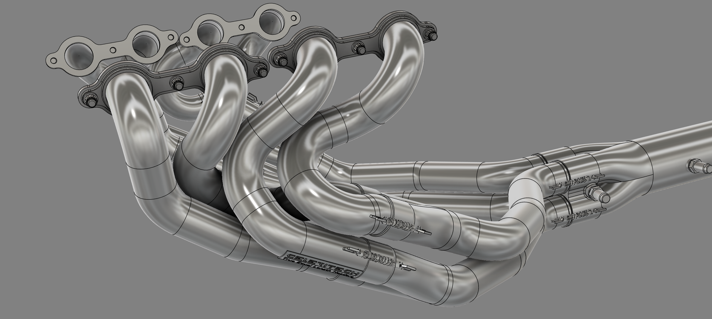 Corvette C6 (2005-2013) Headers and mid section