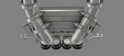 Corvette C7 (2013-2019) Exhaust with silencer and valves