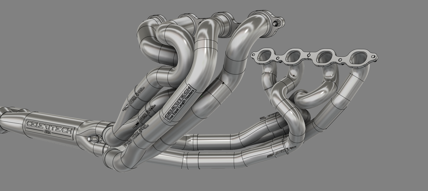 Corvette C7 (2013-2019) Headers and mid section with cats