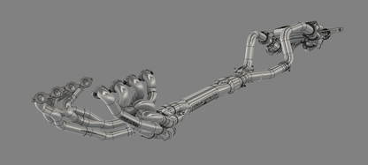 Corvette C7 (2013-2019) Full exhaust system with cats