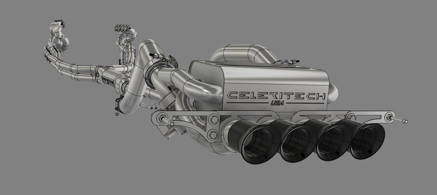 Corvette C7 (2013-2019) Full exhaust system with cats