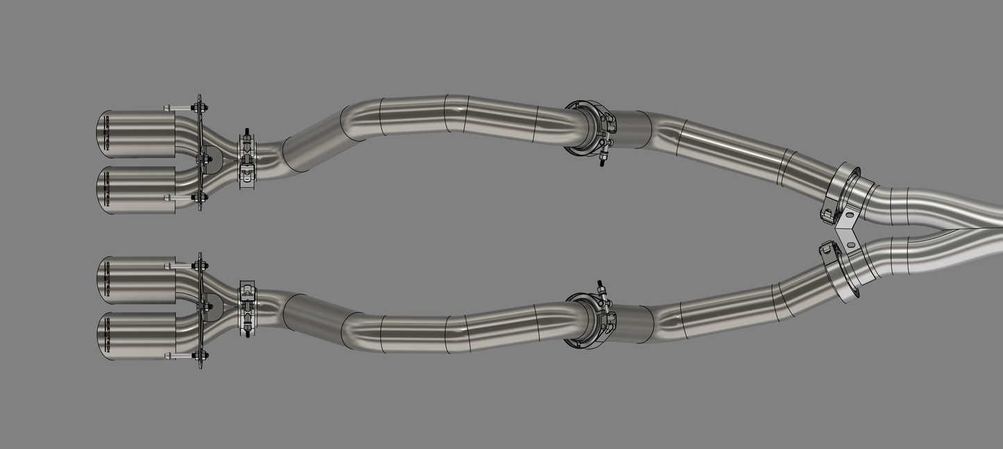 Corvette C6 (2005-2013) Titanium exhaust