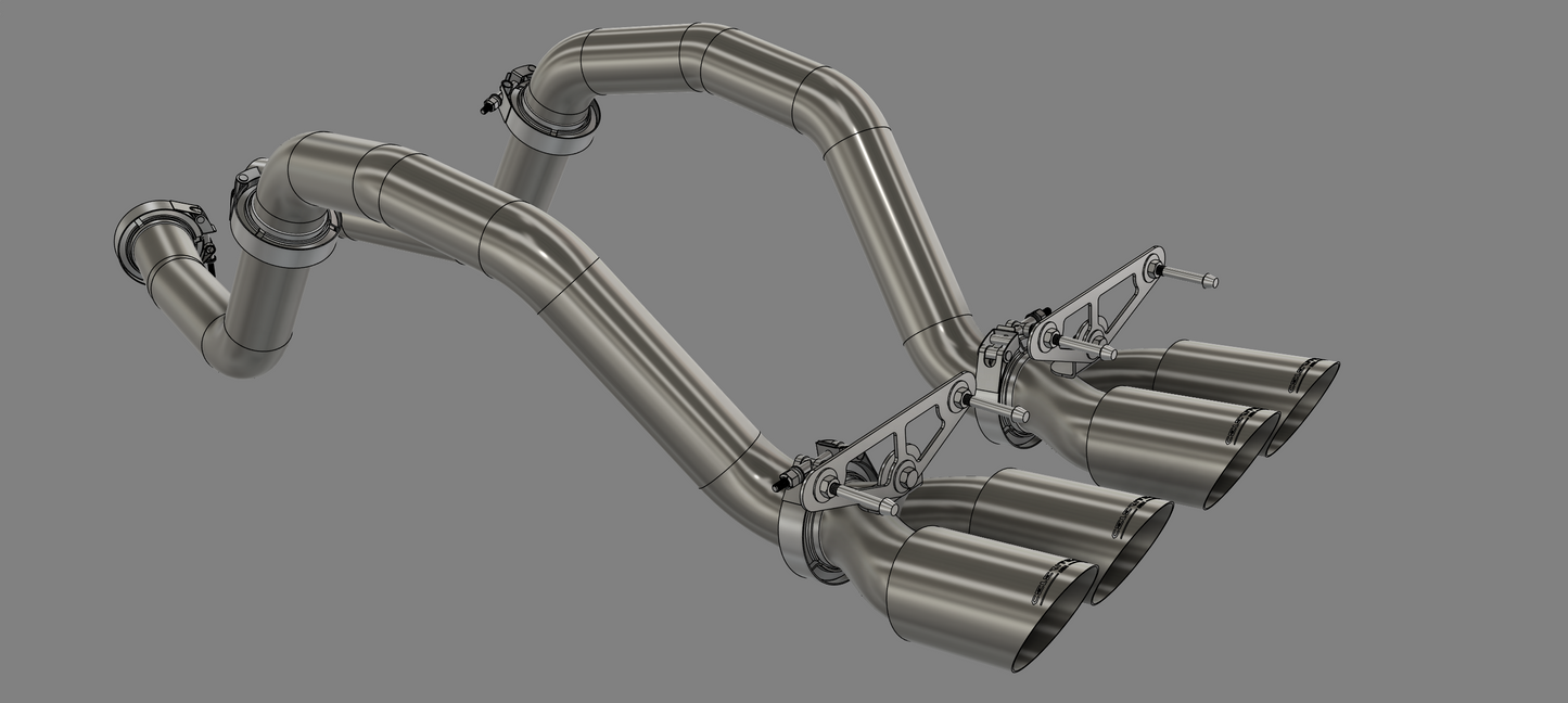 Corvette C6 (2005-2013) Titanium exhaust